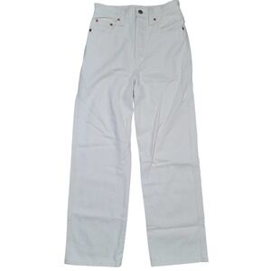 Levi’s Ribcage Straight Jean, Chasing Rainbows - White